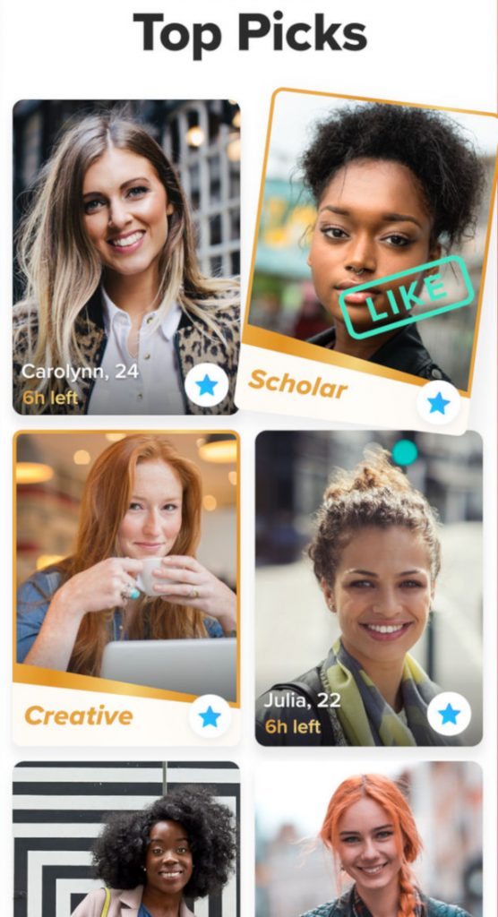 Top picks expire after only 24 hours. 
