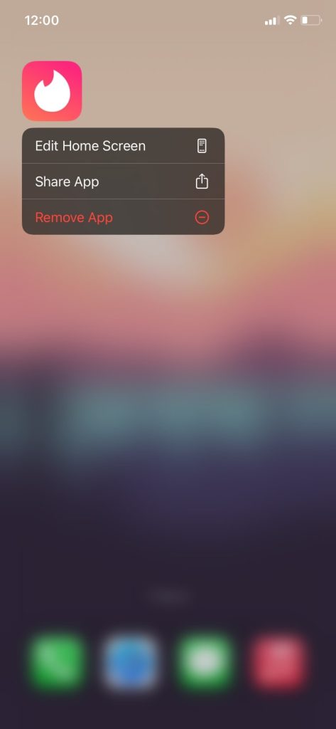 Uninstall-Tinder