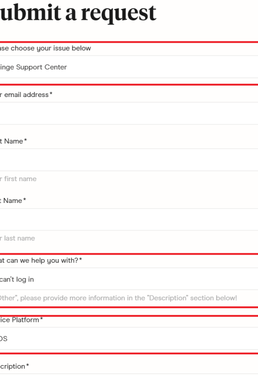 Contact Hinge Support for Email Verification not working