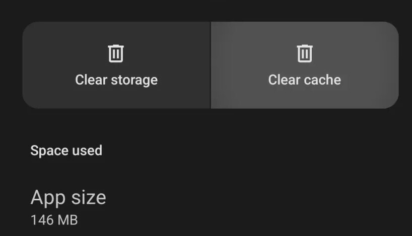 Clear the Tinder app’s cache and then data