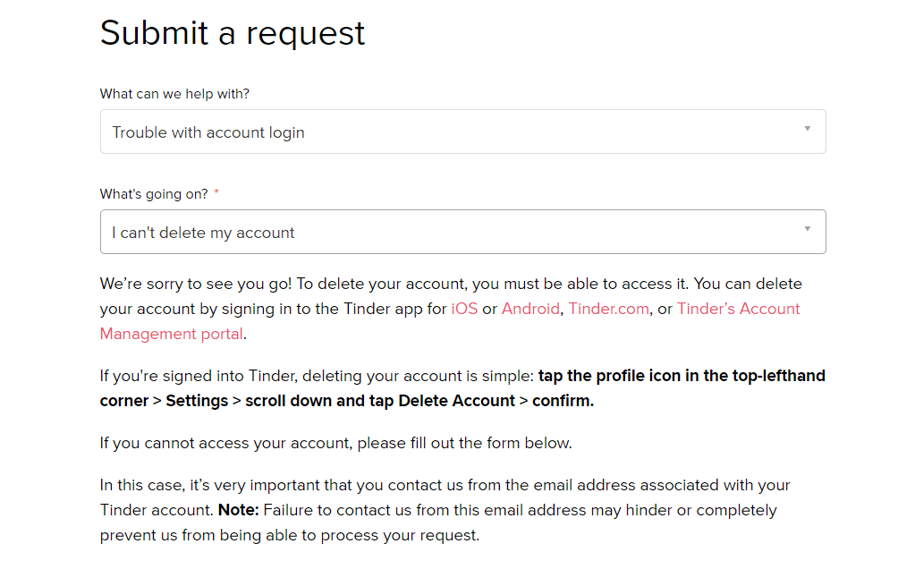 Email Tinder too, just to increase your chances.