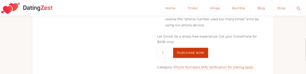 Get your phone number on DatingZest