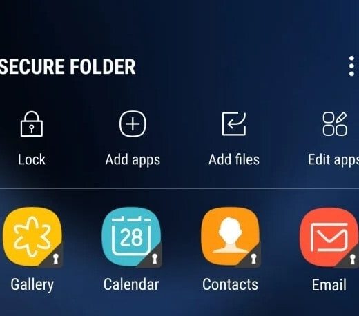 Remove your app from the Secure Folder on Android