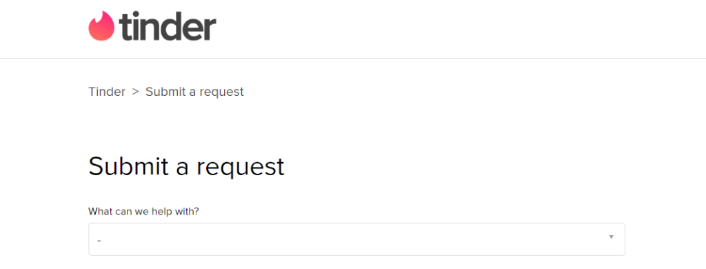 The pacific route Submit a request to Tinder