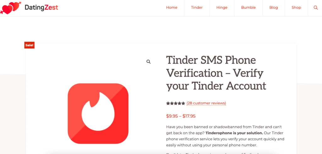Tinderophone Site