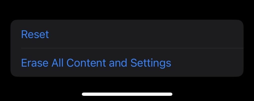 Try resetting your phone