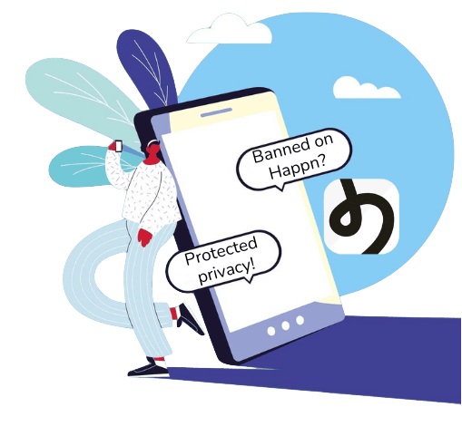 Banned on Happn Get back again