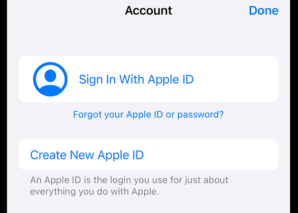 Open an entirely new ID