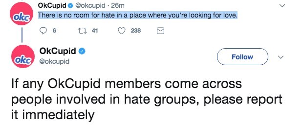 Respect OkCupid’s rules.