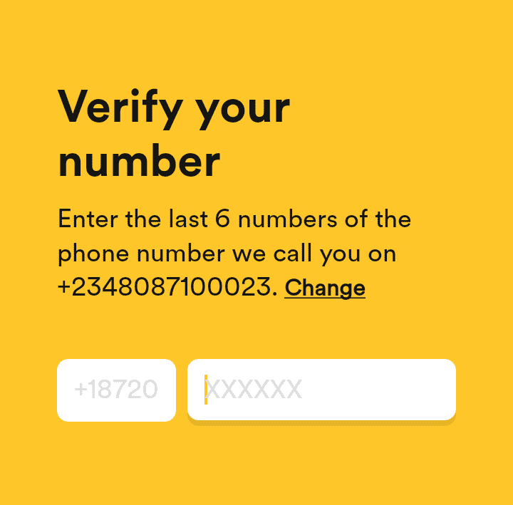 Signing up on Bumble with your DZ phone number.