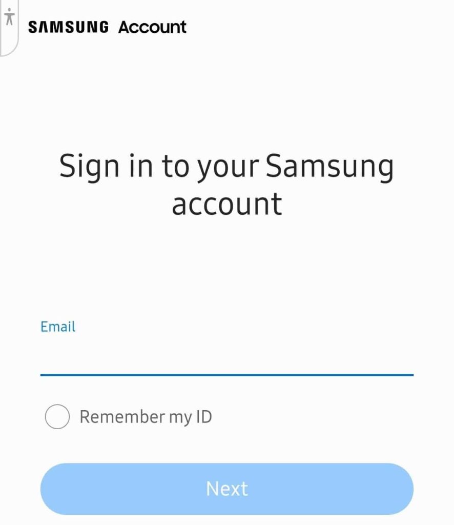 2nd Step Opening a new Apple or Android Account.